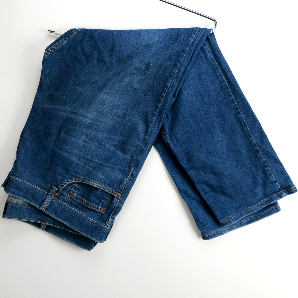 Lee Men's Jeans 40x30 Blue Classic Fit S Gene Cone Denim Stretch